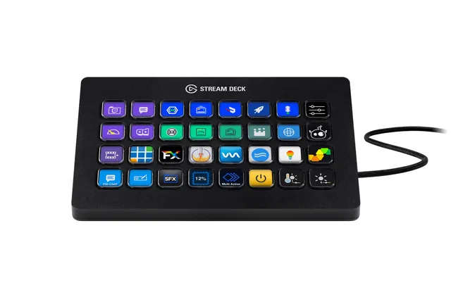 Elgato Stream Deck XL - Advanced Studio Controller, 32 Macro Keys, Trigger Actions in Apps and S...