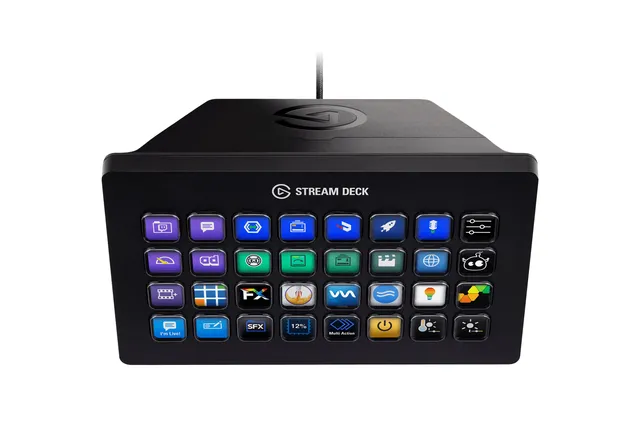 Elgato Stream Deck XL - Advanced Studio Controller, 32 Macro Keys, Trigger Actions in Apps and S...