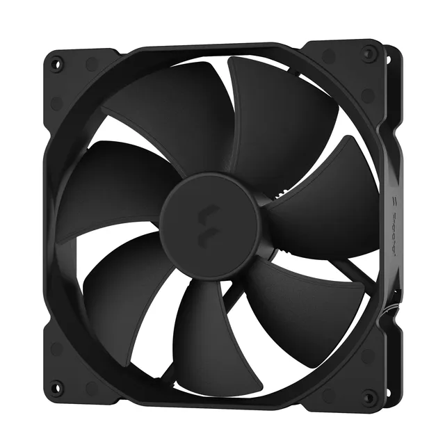 Fractal Design Dynamic X2 PWM GP-18 180 mm High Durability LLS Bearing Black Edition Radiator Op...
