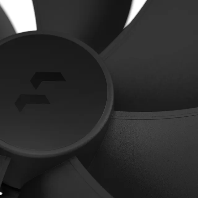 Fractal Design Dynamic X2 PWM GP-18 180 mm High Durability LLS Bearing Black Edition Radiator Op...