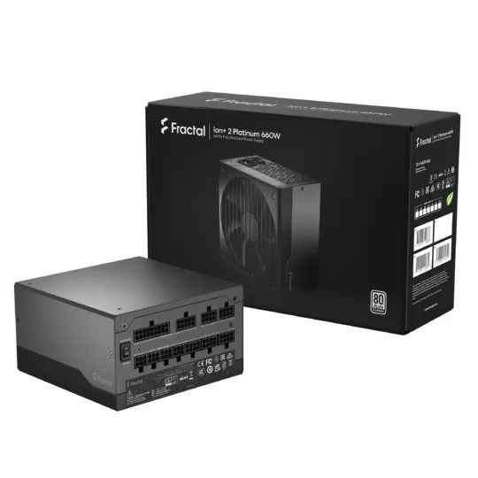 Fractal Design ION+ 2 Platinum 660W ATX, EU Cord