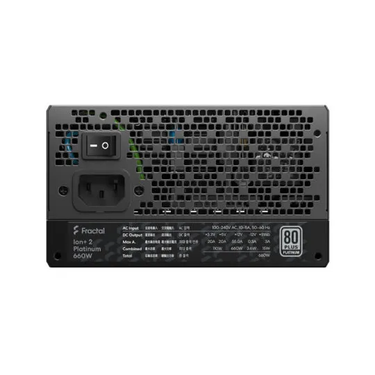 Fractal Design ION+ 2 Platinum 660W ATX, EU Cord