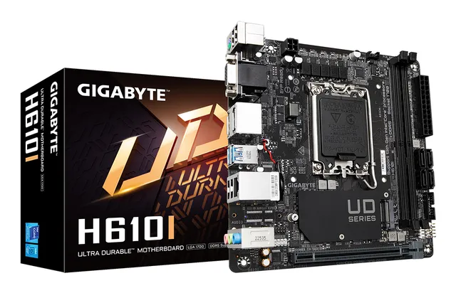 Gigabyte H610I DDR5, LGA1700, mITX