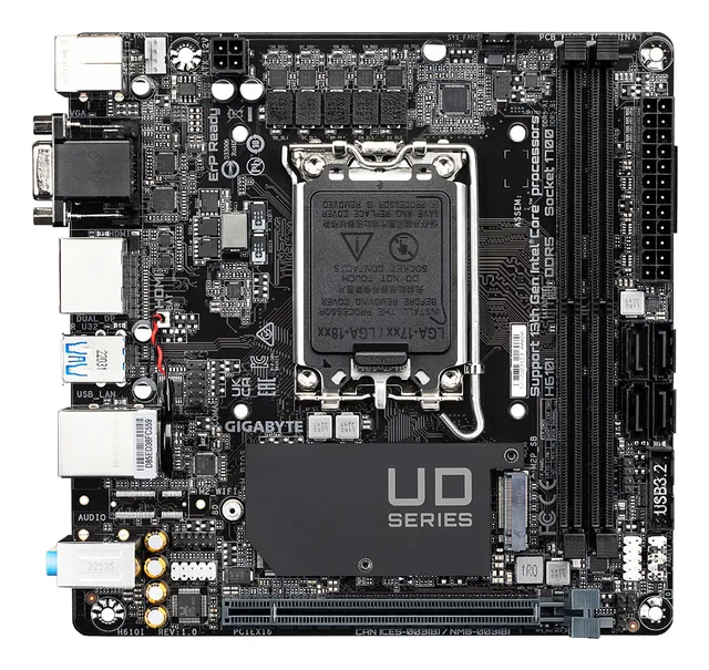 Gigabyte H610I DDR5, LGA1700, mITX