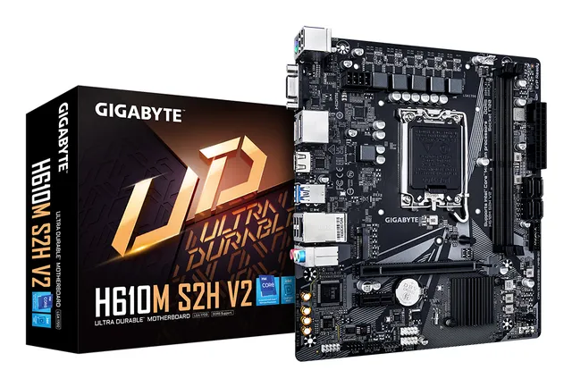 Gigabyte H610M S2H DDR5 (Socket LGA1700) Micro ATX Motherboard