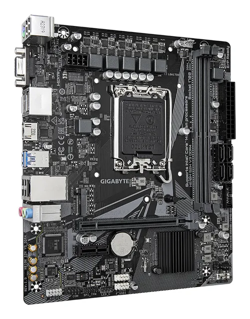 GIGABYTE H610M S2H V3 DDR4 Bundkort - Intel H610 - Intel LGA1700 socket - DDR4 RAM - Micro-ATX