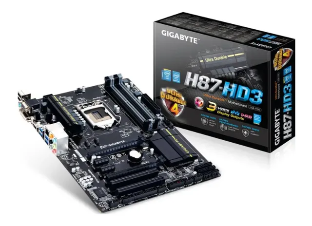 Gigabyte S1150,DDR3,H87,USB3.0,7.1, Haswell, Raid