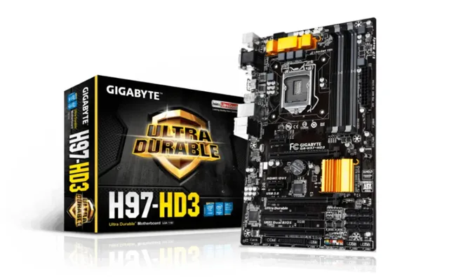 Gigabyte S1150,DDR3,H97,USB3.0,7.1, Haswell, Raid