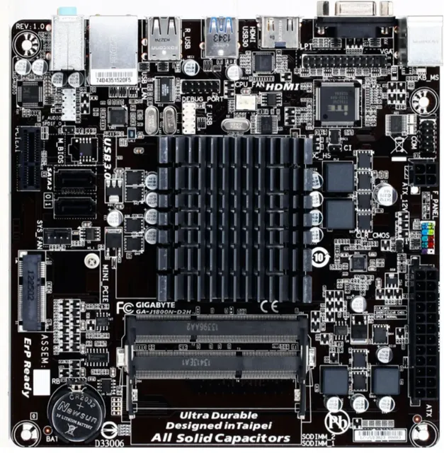 Gigabyte Bay Trail J1800 DC 2.41GHz