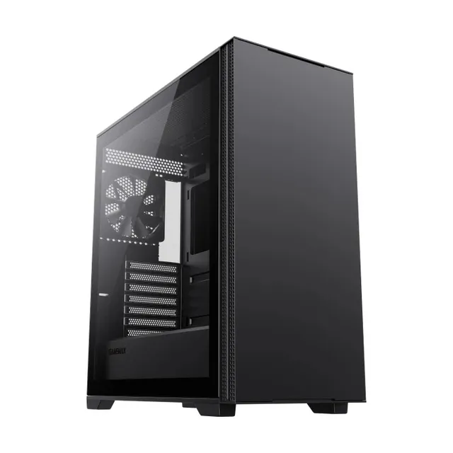 Gamemax Quest kabinet,ATX Sort Glas
