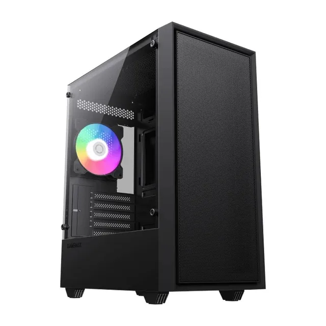 Gamemax Storm kabinet, mATX Sort Glas FRGB