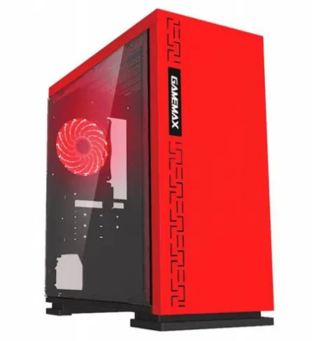 Gamemax kabinet uATX Rød