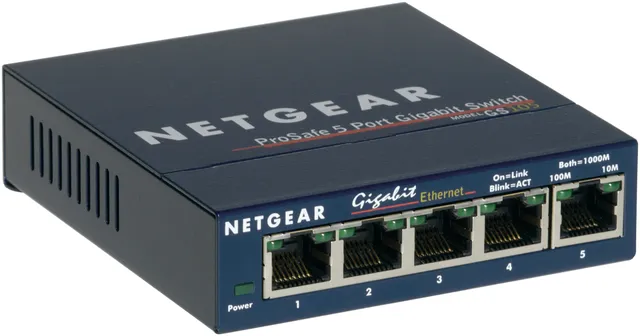 NETGEAR GS105 - Switch - 5 x 10/100/1000 - Desktop