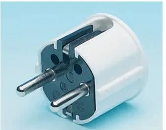 Mains Plug 16A 250V, 90° White