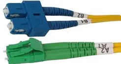 LC APC - SC UPC 9my duplex 3 mm. 2 meter