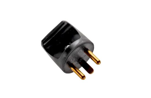 E-line Type K (DK) Plug. Black.