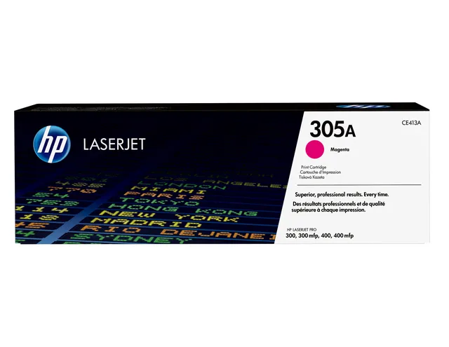 HP Original 305A LaserJet-tonerpatron, magenta