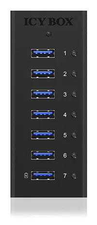 Icy Box IB-AC618 7 Port USB 3.0 Hub with USB Charge Port