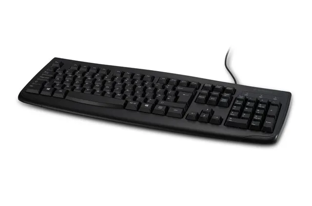 Kensington Pro Fit Washable - Tastatur - USB - Pan-Nordic - Sort