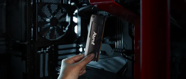 Kingston Fury Beast RGB memory, DDR4, 32 GB, 3200MHz, CL16 (KF432C16BB2AK2/32)