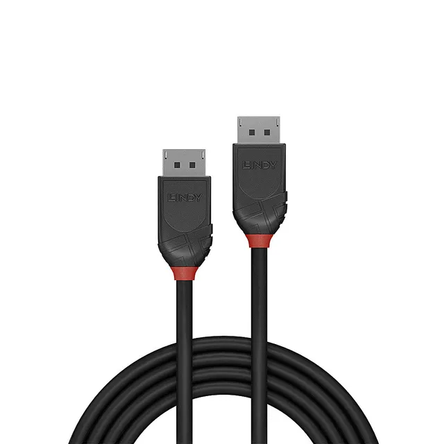 Lindy 36490 DisplayPort kabel 0,5 m Sort