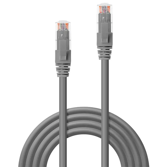 Lindy Cat.6 U/UTP Premium patch cable, halogen-free, grey, 3m