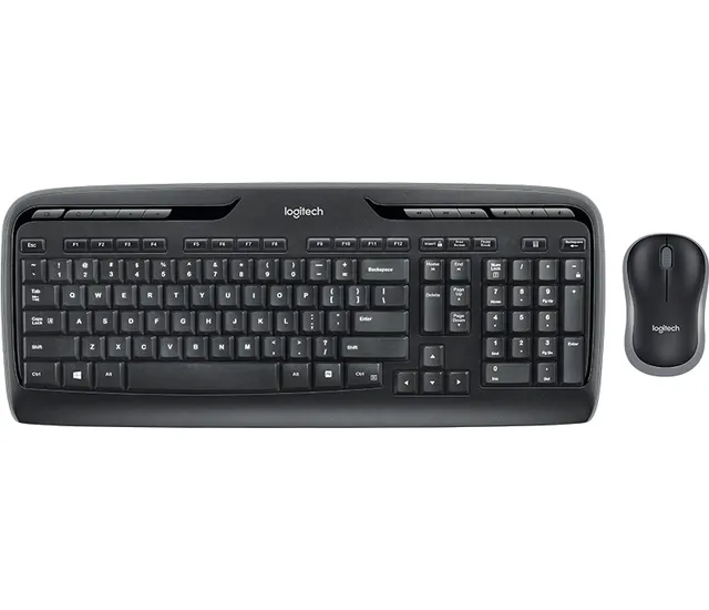 Logitech Wireless Combo MK330 tastatur Mus inkluderet RF trådløst QWERTY Nordisk