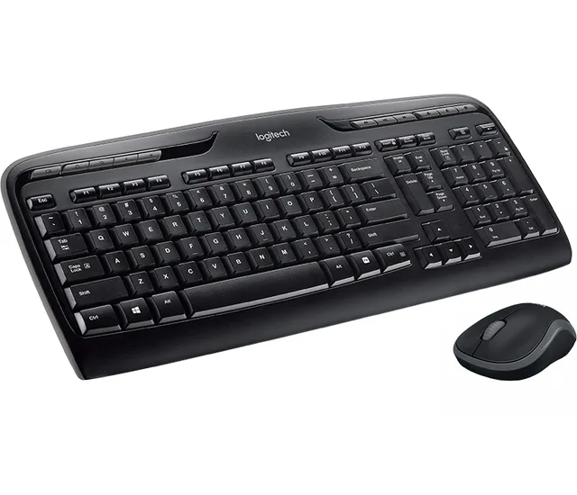 Logitech Wireless Combo MK330 tastatur Mus inkluderet RF trådløst QWERTY Nordisk
