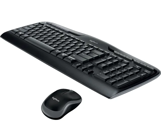 Logitech Wireless Combo MK330 tastatur Mus inkluderet RF trådløst QWERTY Nordisk