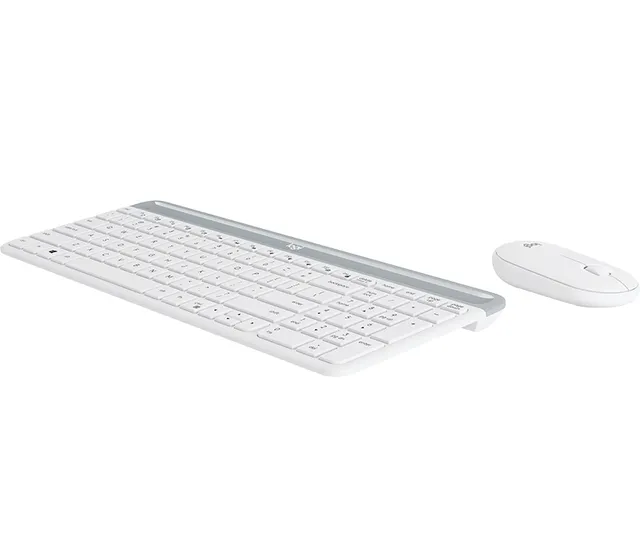 Logitech MK470 tastatur Mus inkluderet USB QWERTY Nordisk Hvid