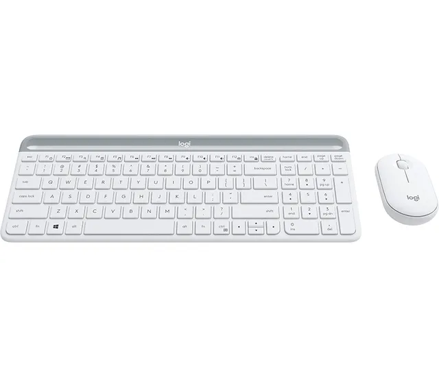 Logitech MK470 tastatur Mus inkluderet USB QWERTY Nordisk Hvid