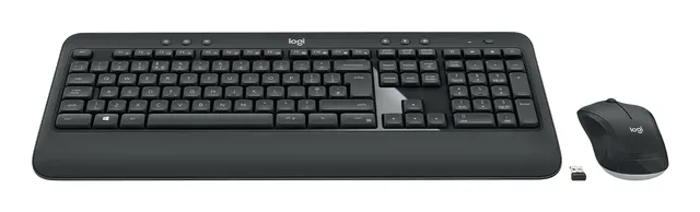 Logitech Advanced MK540 tastatur Mus inkluderet USB QWERTY Nordisk Sort, Hvid