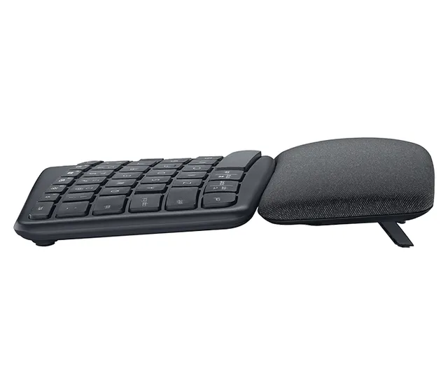 Logitech Ergo K860 tastatur RF trådløs + Bluetooth QWERTY Nordisk Grafit