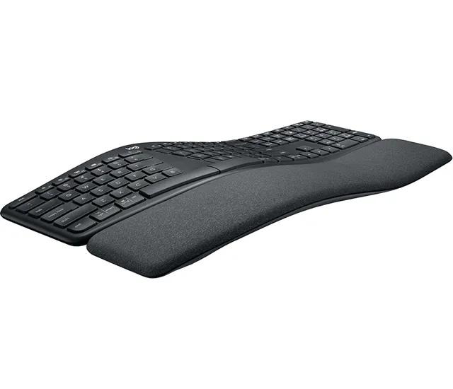 Logitech Ergo K860 tastatur RF trådløs + Bluetooth QWERTY Nordisk Grafit