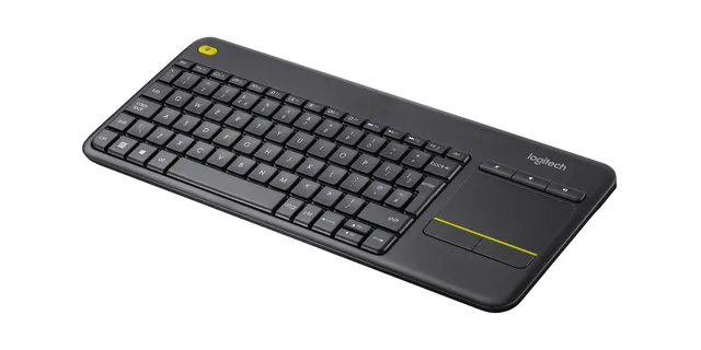 Logitech K400 Plus Tv tastatur RF trådløst QWERTY Nordisk Sort