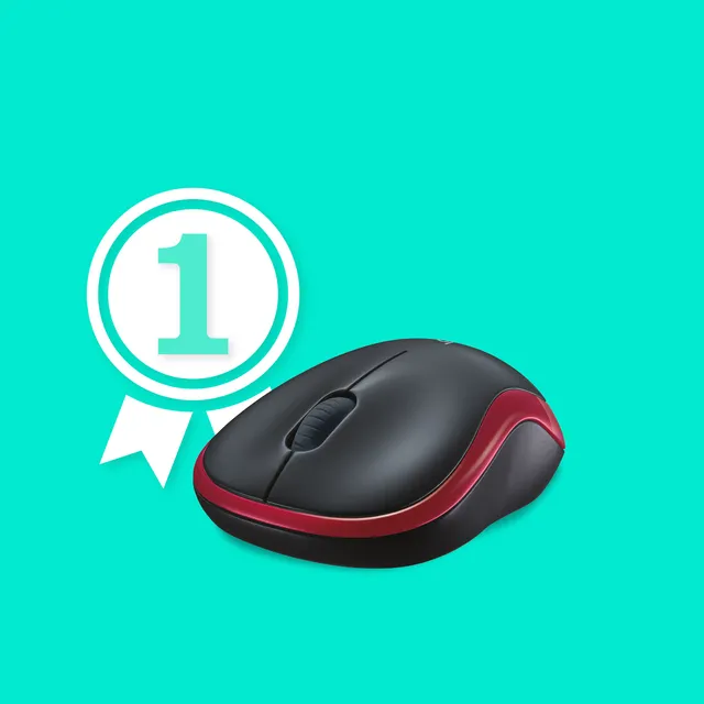 Logitech M185 mus Ambidextrous RF trådløst Optisk 1000 dpi