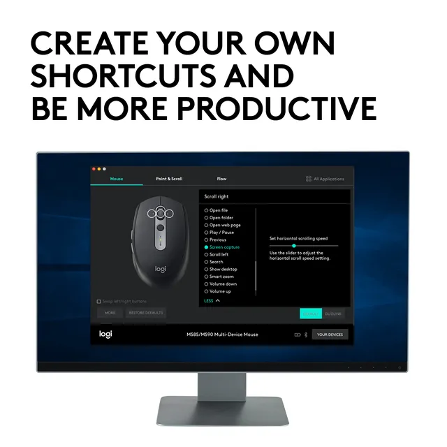 Logitech M590 Multi-Device Silent mus Højre hånd RF trådløs + Bluetooth Optisk 1000 dpi