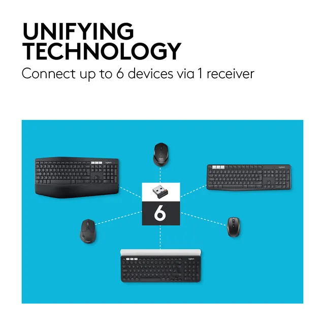 Logitech M590 Multi-Device Silent mus Højre hånd RF trådløs + Bluetooth Optisk 1000 dpi