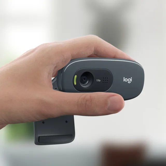 Logitech C270 HD webcam 3 MP 1280 x 720 pixel USB 2.0 Sort