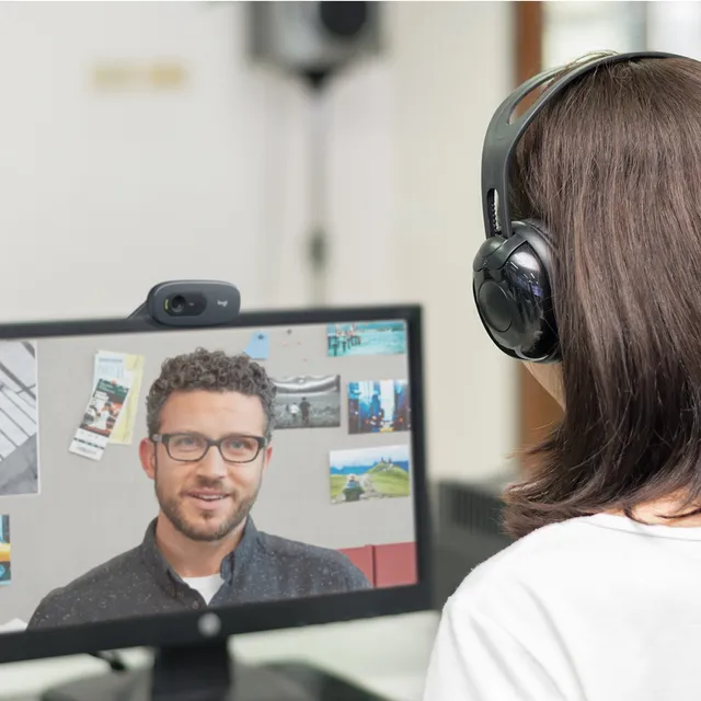 Logitech C505 HD webcam 1280 x 720 pixel USB Sort