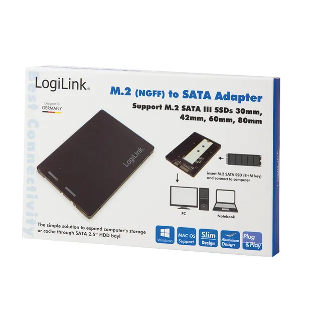 M.2 to 2.5 SATA Drive Adapter 7mm"