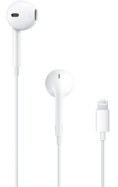 Apple EarPods Headphones with Lightning Connector. Microphone with Built-in Remote to Control Mu...