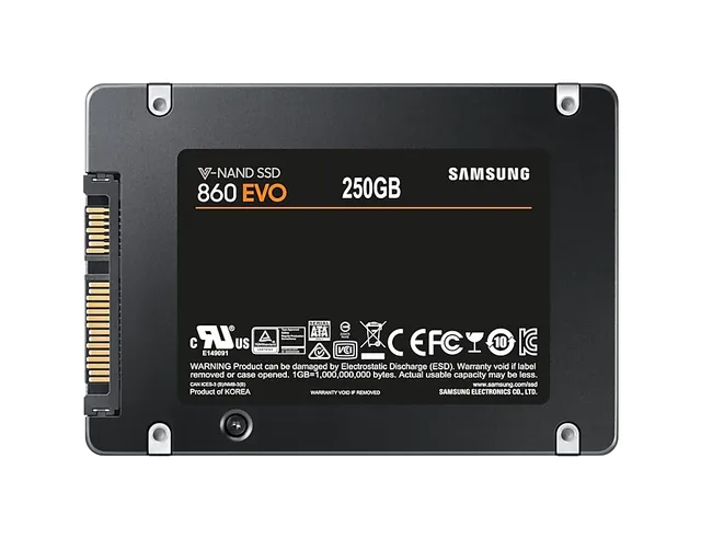 Samsung 860 EVO MZ-76E250BW - 250 GB SSD - intern - 2.5" (6.4 cm)
