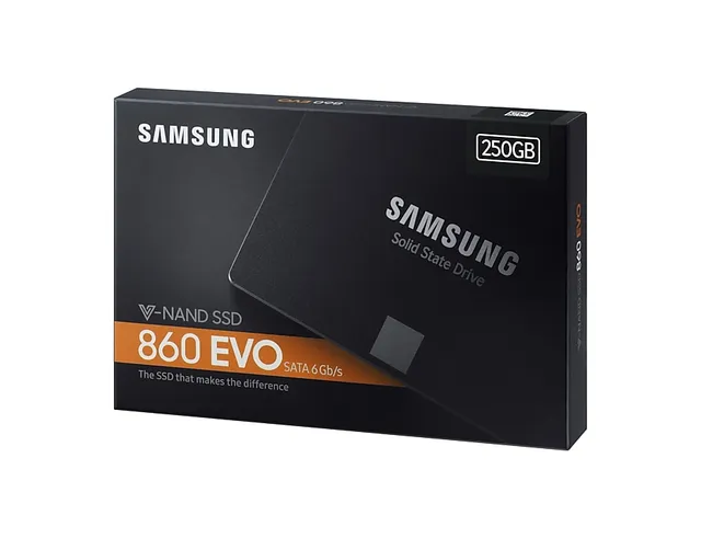 Samsung 860 EVO MZ-76E250BW - 250 GB SSD - intern - 2.5" (6.4 cm)