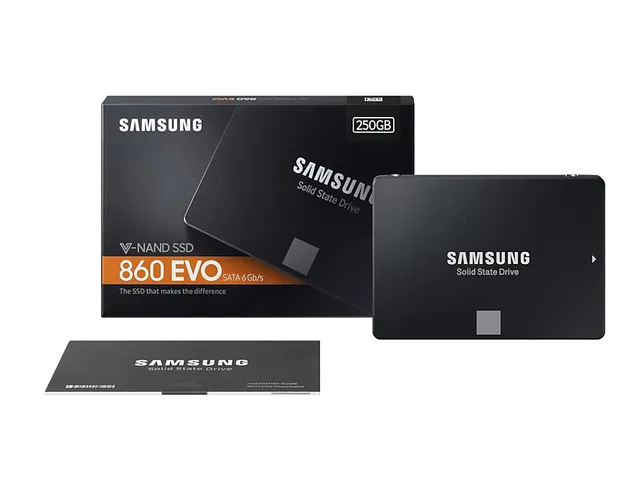 Samsung 860 EVO MZ-76E250BW - 250 GB SSD - intern - 2.5" (6.4 cm)