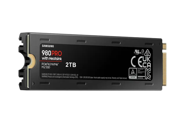 SSD M.2 (2280) 2TB Samsung 980 PRO Heatsink (PCIe/NVMe)