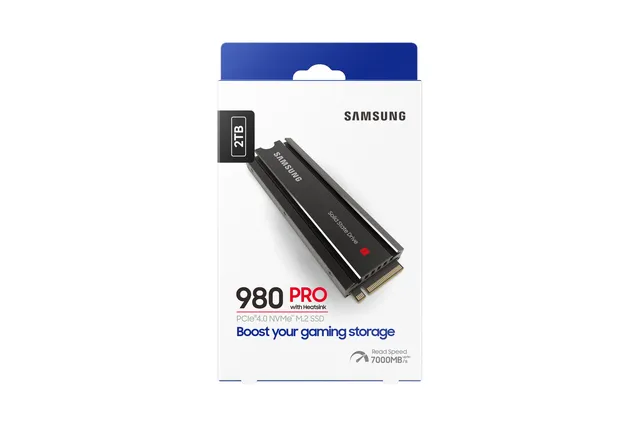 SSD M.2 (2280) 2TB Samsung 980 PRO Heatsink (PCIe/NVMe)