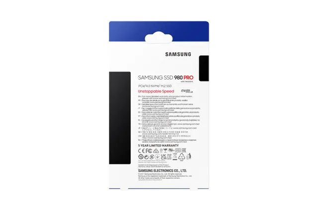 SSD M.2 (2280) 2TB Samsung 980 PRO Heatsink (PCIe/NVMe)