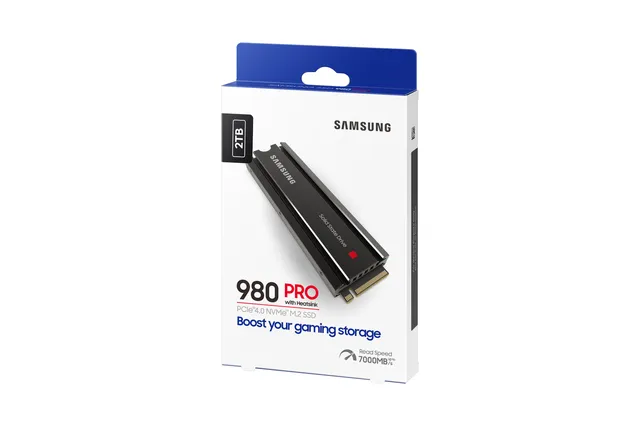 SSD M.2 (2280) 2TB Samsung 980 PRO Heatsink (PCIe/NVMe)