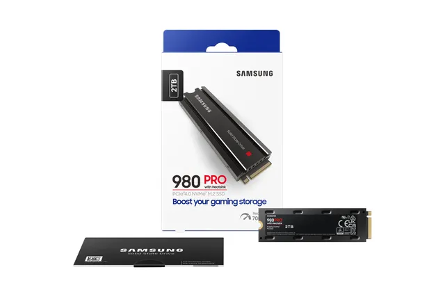 SSD M.2 (2280) 2TB Samsung 980 PRO Heatsink (PCIe/NVMe)